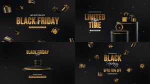 Videohive Black Friday Sale Pack Product Promo template preview