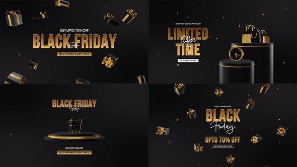 Videohive Black Friday Sale Pack Product Promo template preview