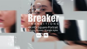 Videohive Breaker Transitions Elements template preview