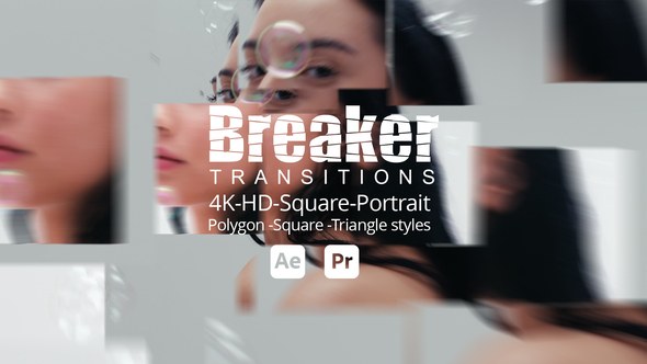 Videohive Breaker Transitions Elements template preview