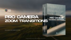 Pro Camera Zoom Transitions for DaVinci Resolve Video Displays template preview