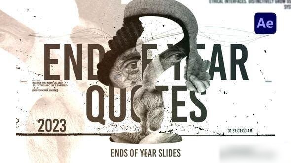 Videohive Epic Smoke Slides: Goodbye Old Yea Openers template preview