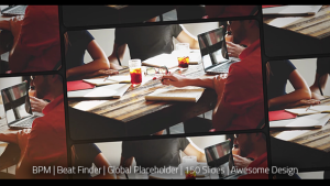 Videohive Frames BPM slideshow Video Displays template preview