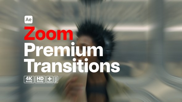 Videohive Premium Transitions Zoom Elements template preview