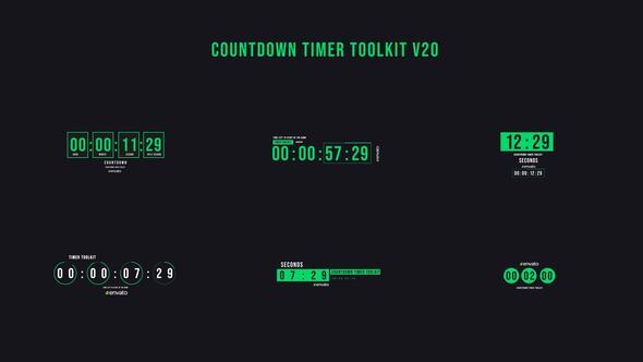 Videohive Countdown Timer Toolkit V20 Elements template preview