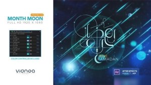 Videohive Month Moon Logo Stings template preview