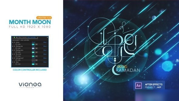 Videohive Month Moon