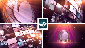 VIDEOHIVE  Video Wall Logo - AFTER EFFECTS TEMPLATE Video Displays template preview