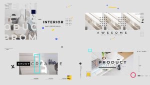 Videohive Visual Furniture Product Promo Openers template preview