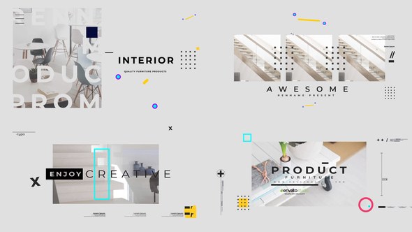 Videohive Visual Furniture Product Promo Openers template preview