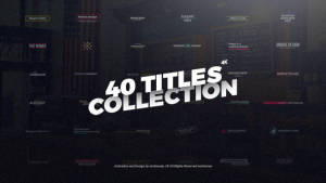 Videohive Titles 20610323 Titles template preview