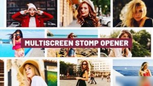 Videohive Multiscreen Opener I Dynamic Stomp Opener Openers template preview