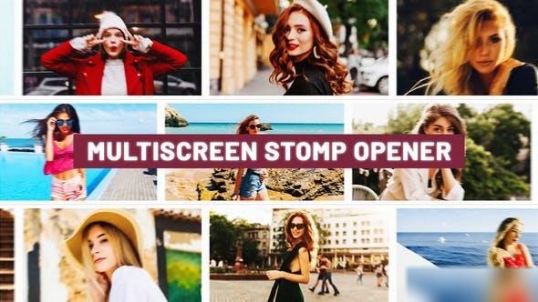 Videohive Multiscreen Opener I Dynamic Stomp Opener Openers template preview