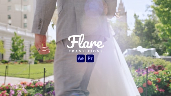 Videohive Flare Transitions Elements template preview