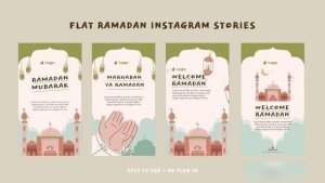 Videohive Flat Ramadan Instagram Stories V1 Ramadan template preview