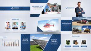 Wave - Corporate Video Package Video Displays template preview