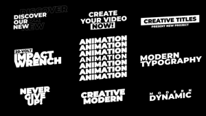 Videohive Titles | AE 55833631 Titles template preview