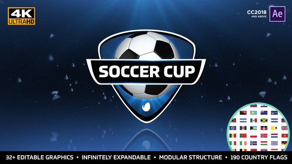 World Soccer Cup - International Soccer Package Video Displays template preview