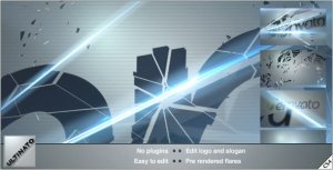 Videohive Shatter Logo Logo Stings template preview