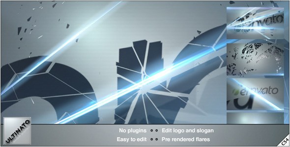 Videohive Shatter Logo Logo Stings template preview