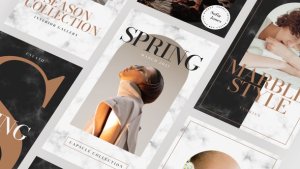 Videohive Marble Stories Pack Product Promo template preview