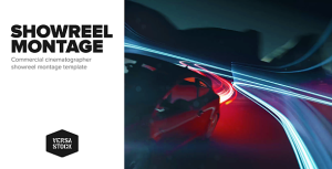 Videohive Showreel Montage Video Displays template preview