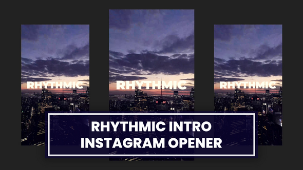 Videohive Modern Rhythmic Instagram Opener Openers template preview