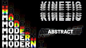 Videohive Modern Kinetic Titles 46618691 Titles template preview
