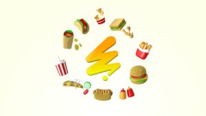 Videohive Fast Food 3D Logo Logo Stings template preview