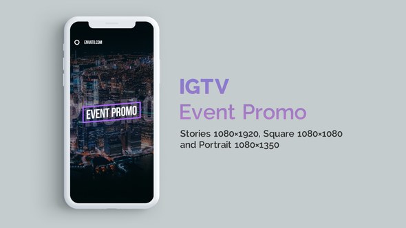 Videohive IGTV - Stylish Event Promo | Vertical and Square Openers template preview
