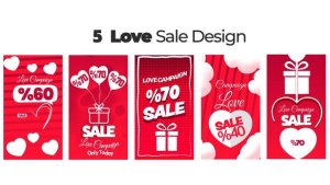 Videohive Love Sale Story Product Promo template preview