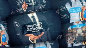 BusinessSchoolCollege Presentation v3.1 Video Displays template preview