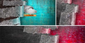 Metal Peal-off Logo Reveal Video Displays template preview