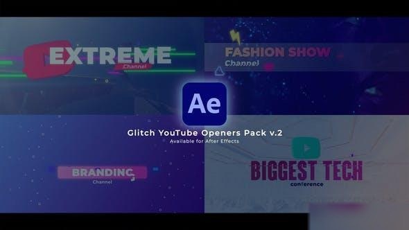 Videohive YouTube Intro Pack 42485695 Openers template preview