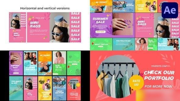 Videohive Summer Sale Promo for After Effects Openers template preview