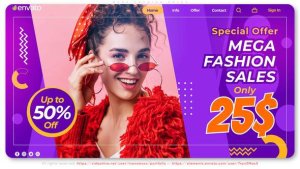 Videohive Mega Fashion Sales Product Promo template preview