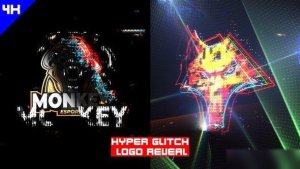 Videohive Hyper Glitch Logo Reveal Logo Stings template preview