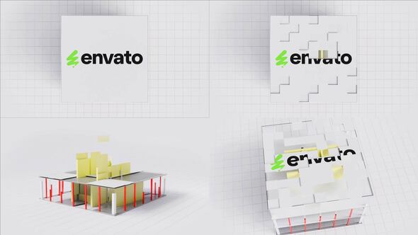 Videohive Building Logo Animation Logo Stings template preview