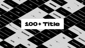 Videohive Text Title Pack | AE Titles template preview