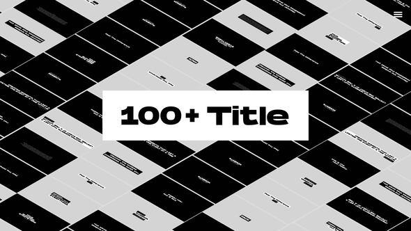 Videohive Text Title Pack | AE Titles template preview
