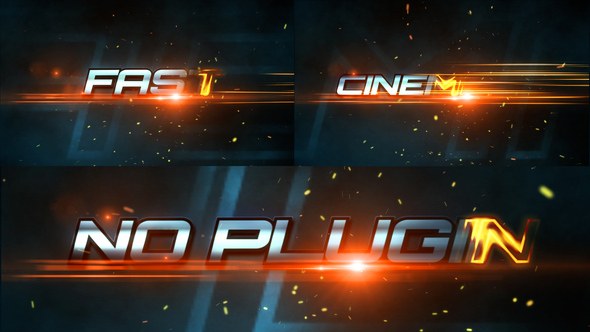 Videohive Fast Trailer Titles Titles template preview