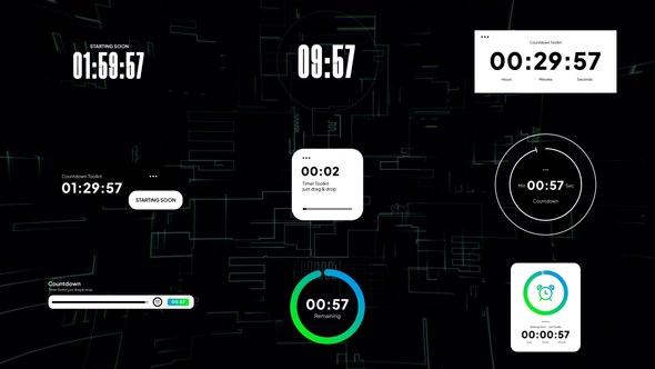 Videohive Countdown and Timer Elements template preview