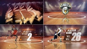 Videohive Basketball Players Openers template preview