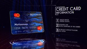 Plastic Card Presentation Video Displays template preview