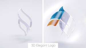 3D Elegant Logo Video Displays template preview