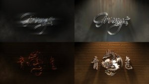 Videohive Grunge Metal Logo Logo Stings template preview