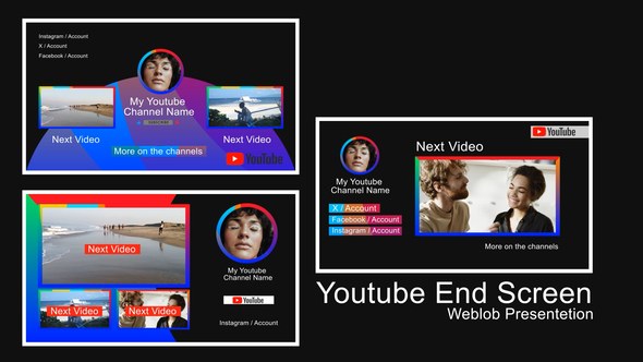 Videohive Youtube End Screen 0.4 Broadcast-packages template preview
