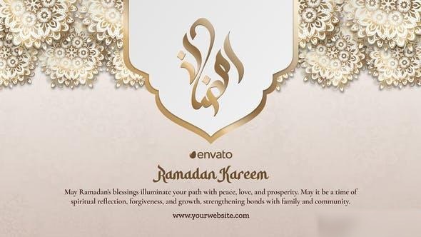 Videohive Happy Ramadan Kareem - Greeting | Opener | Intro V.07 Ramadan template preview