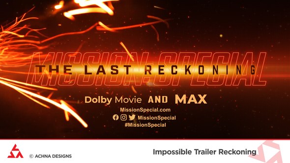 Videohive Impossible Trailer Reckoning Openers template preview