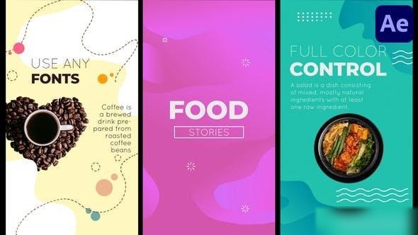 Videohive Food Stories | After Effects Openers template preview